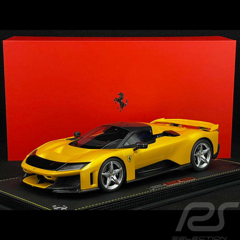 Ferrari F80 2024 Giallo Tristrato / Silver Rims 1/18 BBR Models P18253B