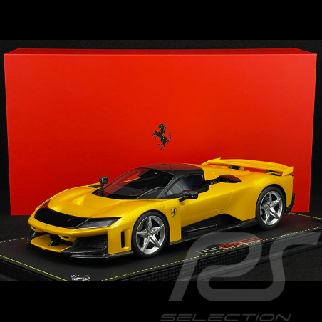 Ferrari F80 2024 Giallo Tristrato / Silberne Felgen 1/18 BBR Models P18253B