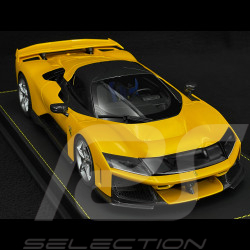 Ferrari F80 2024 Giallo Tristrato / Jantes Argentées 1/18 BBR Models P18253B