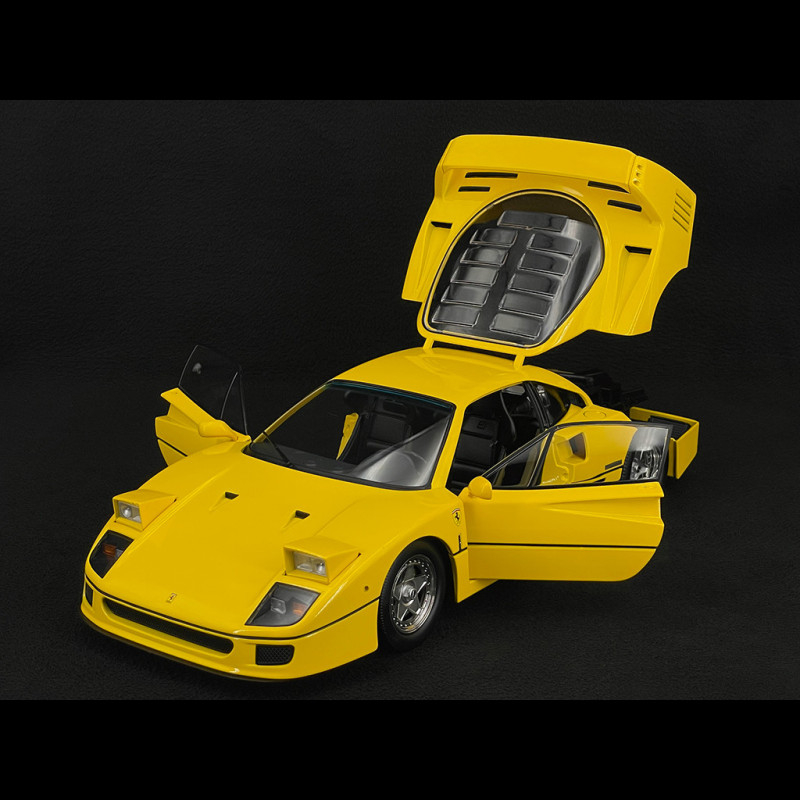 Ferrari F40 1987 Yellow 1/12 KK Scale KKDC120252