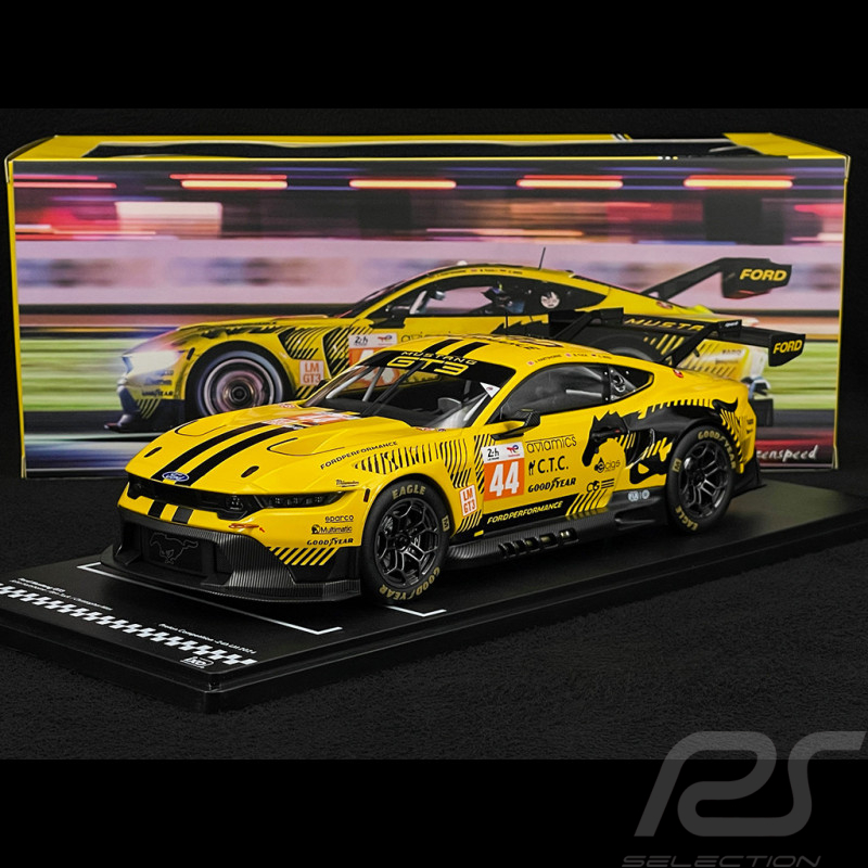 Ford Mustang GT3 n° 44 4ème 24h Le Mans 2024 1/18 Ixo LEGTMUS-LM24044