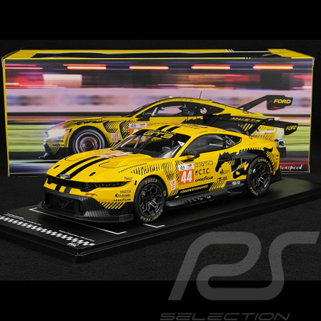 Ford Mustang GT3 n° 44 4ème 24h Le Mans 2024 1/18 Ixo LEGTMUS-LM24044