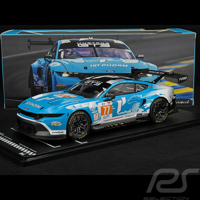 Ford Mustang GT3 n° 77 24h Le Mans 2024 1/18 Ixo LEGTMUS-LM24077
