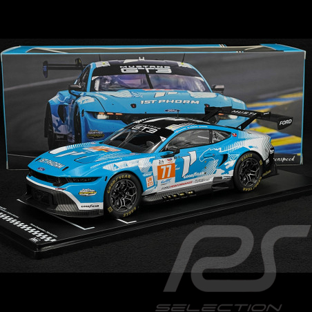 Ford Mustang GT3 n° 77 24h Le Mans 2024 1/18 Ixo LEGTMUS-LM24077