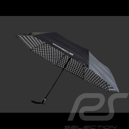 Porsche Umbrella Pepita Compact Black MAP04002025