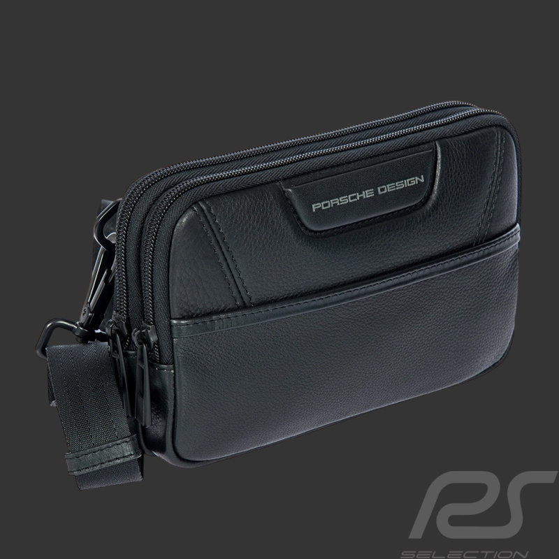 Sacoche Cuir Porsche Design à Bandoulière Roadster Evo Noir OLH01542.001