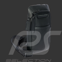 Porsche Design Leder-Schultertasche Roadster Evo 26 cm Schwarz 4056487093833
