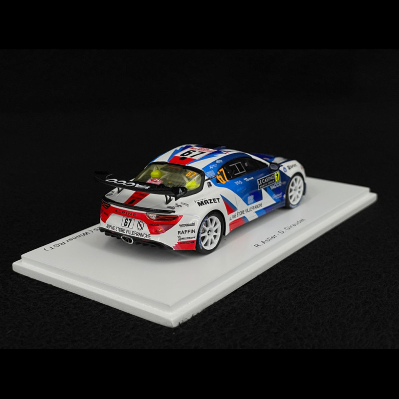 Alpine A110 Rally RGT n° 67 Winner RGT Monte Carlo Rally 2025 1/43