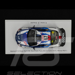 Alpine A110 Rally RGT n° 67 Winner RGT Monte Carlo Rally 2025 1/43 Spark S6895