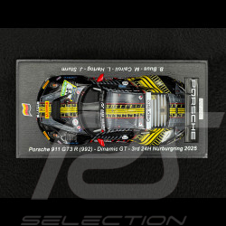 Porsche 911 GT3 R Type 992 n° 54 3ème 24h Nürburgring 2025 1/43 Spark SG1000