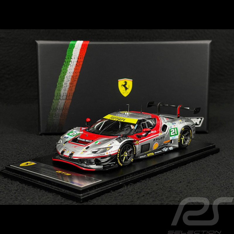 Ferrari 296 GT3 n° 21 2nd 24h Le Mans 2025 1/43 Looksmart LSLM193