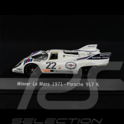 Porsche 917 K Winner Le Mans 1971 n° 22 Martini 1/43 Spark MAP02027113