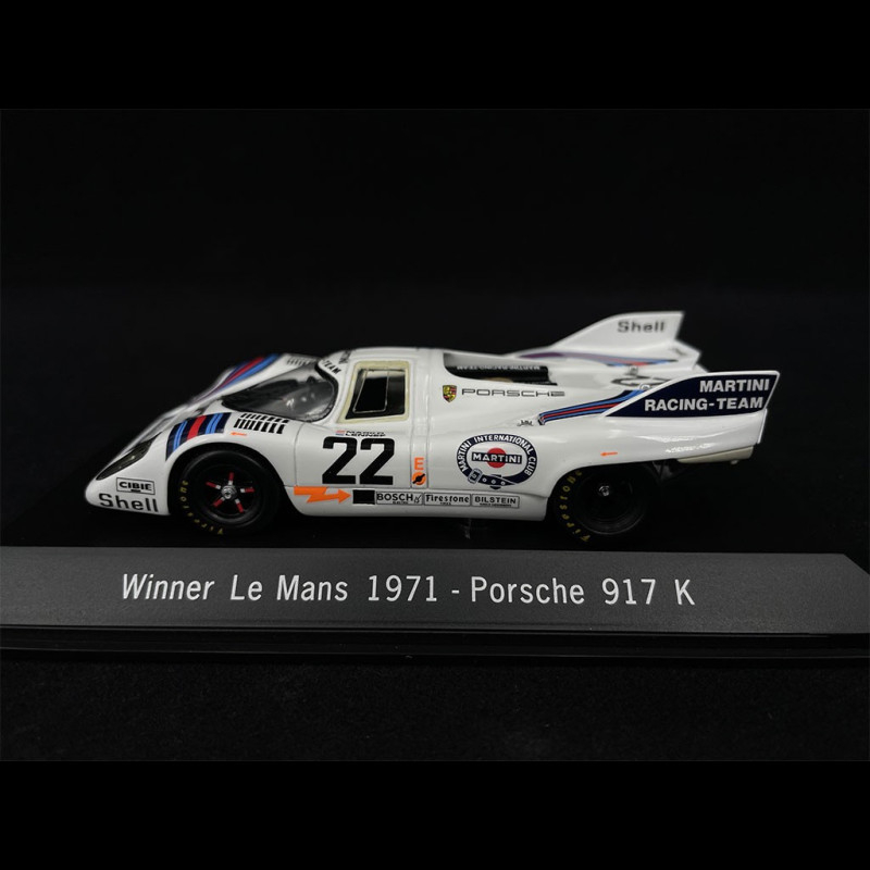 Porsche 917 K Vainqueur Le Mans 1971 n° 22 Martini 1/43 Spark