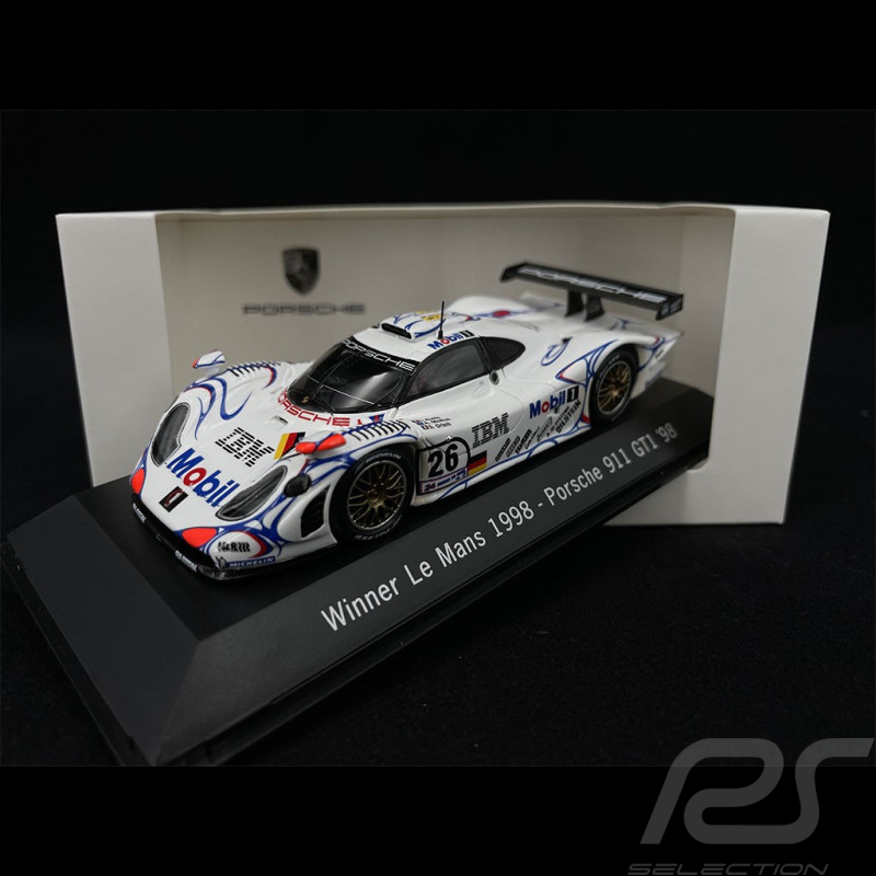 Porsche 911 GT1 Vainqueur Le Mans 1998 n° 26 1/43 Spark MAP02029813