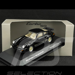 Porsche 911 Turbo 3.0 Type 930 1975 Black / Gold 1/43 Welly MAP01993324
