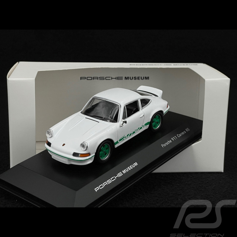 Porsche 911 Carrera RS 1973 white / green 1/43 Welly MAP01997313