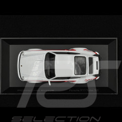 Porsche 911 Turbo 3.0 Type 930 1975 Edition Turbo 50 Blanc / Rouge 1/43 Welly MAP01993424