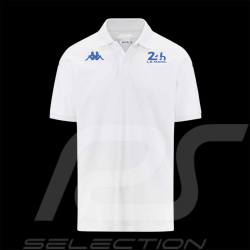 Polo Shirt 24h Le Mans 2024 Kappa White / Blue 351W47W-001 - Unisex