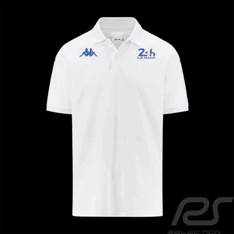 Polo 24h Le Mans 2024 Kappa Blanc / Bleu 351W47W-001 - mixte
