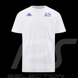 T-Shirt 24h Le Mans 2024 Kappa White / Blue 321Y6BW-001 - Unisex