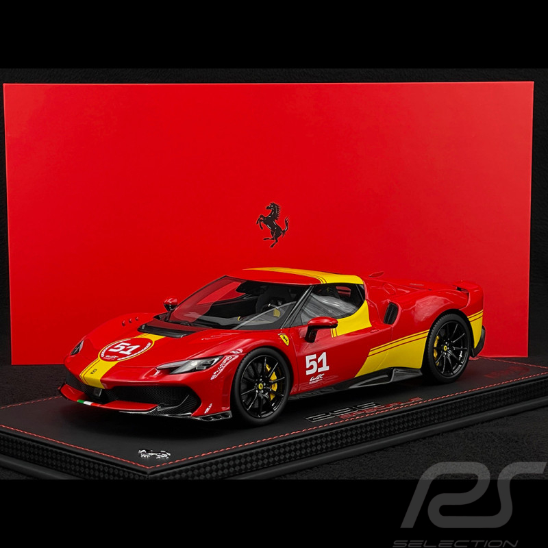 Ferrari 296 Speciale 2025 Inspiration 499P n° 51 Winner 24h Le Mans 2024 1/18 BBR Models P18269LM