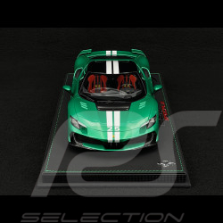 Ferrari 296 Speciale n° 25 2025 Verde Nürburgring / Weiße Streifen 1/18 BBR Models P18269A
