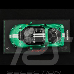 Ferrari 296 Speciale n° 25 2025 Verde Nürburgring / White Stripes 1/18 BBR Models P18269A