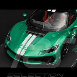Ferrari 296 Speciale n° 25 2025 Verde Nürburgring / Bandes Blanches 1/18 BBR Models P18269A