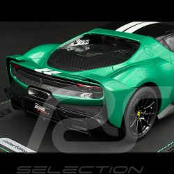 Ferrari 296 Speciale n° 25 2025 Verde Nürburgring / Bandes Blanches 1/18 BBR Models P18269A