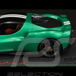Ferrari 296 Speciale n° 25 2025 Verde Nürburgring / Weiße Streifen 1/18 BBR Models P18269A