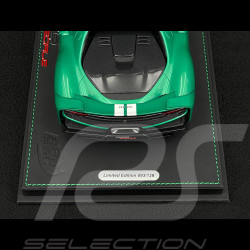 Ferrari 296 Speciale n° 25 2025 Verde Nürburgring / Weiße Streifen 1/18 BBR Models P18269A