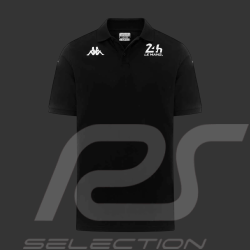Polo Shirt 24h Le Mans 2024 Kappa Black / White 351W47W-005 - Unisex