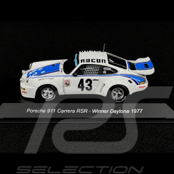 Porsche 911 Carrera RSR 3.0 Vainqueur Daytona 1977 n° 43 1/43 Spark MAP02027714