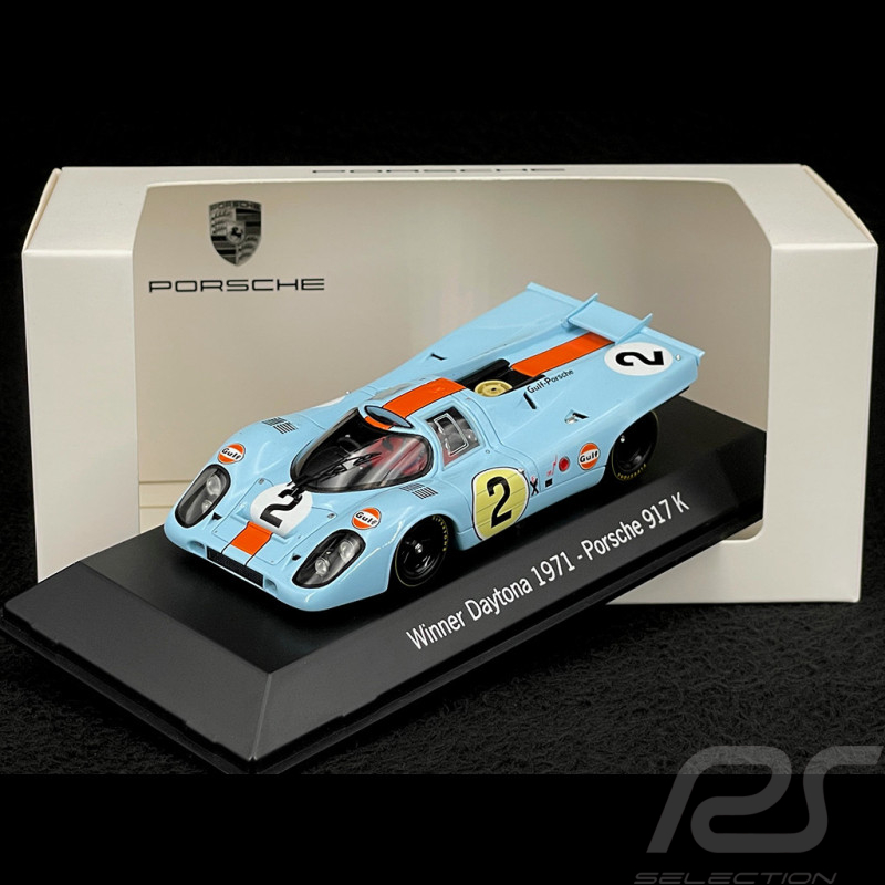 Porsche 917 K Gulf Vainqueur Daytona 1971 n° 2 1/43 Spark MAP02027114