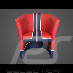 Fauteuil Cabriolet 24h Le Mans Rouge / Bleu Nuit