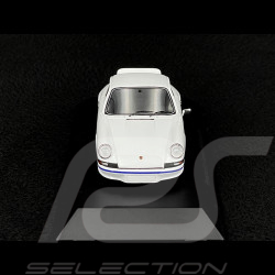 Porsche 911 Carrera RS 2.7 1972 White / Blue Stripes 1/43 Spark MAP02030225