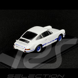 Porsche 911 Carrera RS 2.7 1972 White / Blue Stripes 1/43 Spark MAP02030225