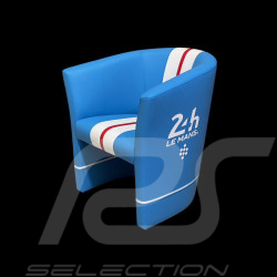 Tub Chair 24h Le Mans Light Blue / White / Red