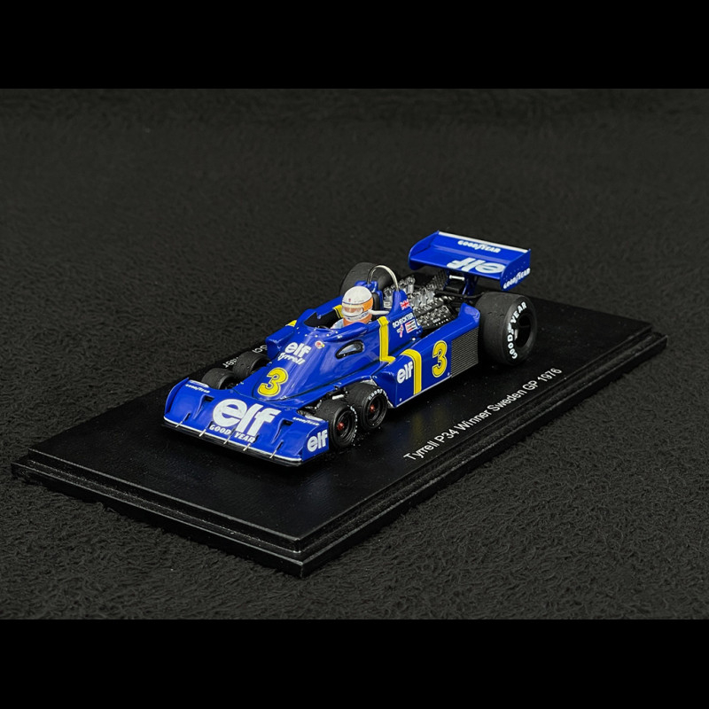 Jody Scheckter Tyrrell P34 n° 3 Winner Swedish GP 1976 F1 1/43