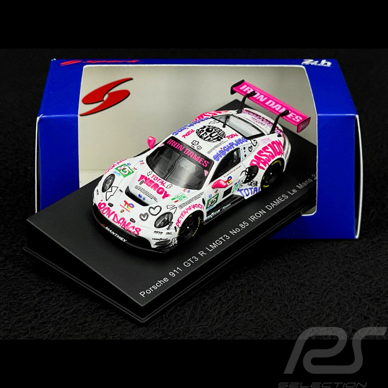 Porsche 911 GT3 R Typ 992 n° 85 Iron Dames 24h Le Mans 2025 1/64 Spark 64S076