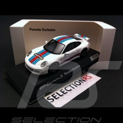 Porsche 991 Carrera S Exclusive Martini blanche 1/43 Spark WAX20140005