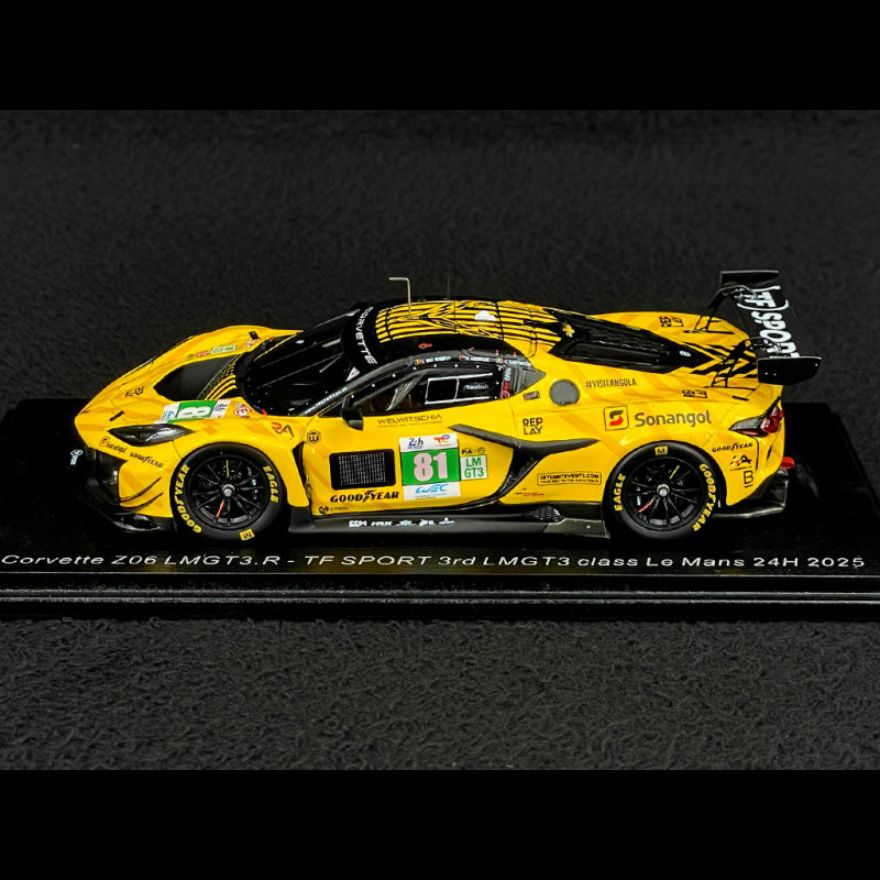 Chevrolet Corvette Z06 GT3.R n° 81 3rd 24h Le Mans 2025 1/43 Spark