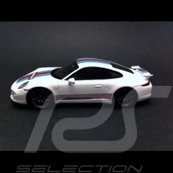 Porsche 991 Carrera S Exclusive Martini blanche 1/43 Spark WAX20140005