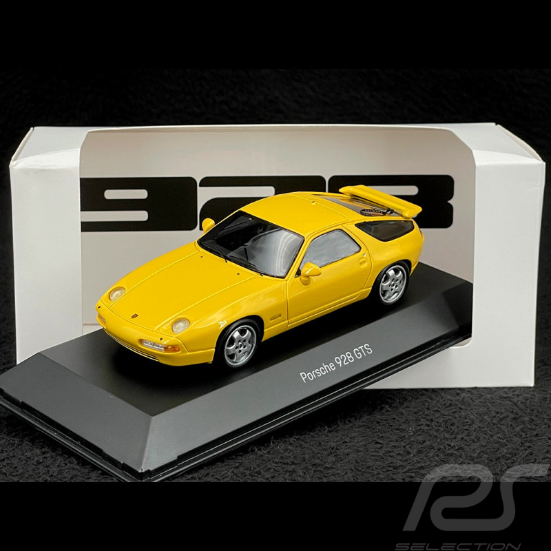 Porsche 928 GTS 1991 speed yellow 1/43 Spark MAP02005217