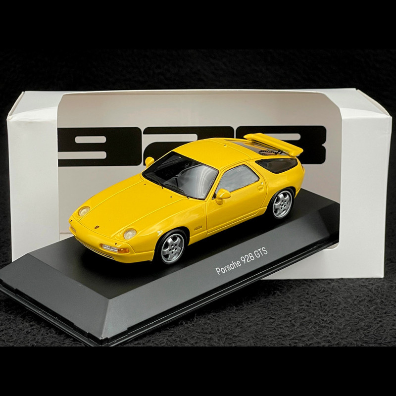 Porsche 928 GTS 1991 speed yellow 1/43 Spark MAP02005217