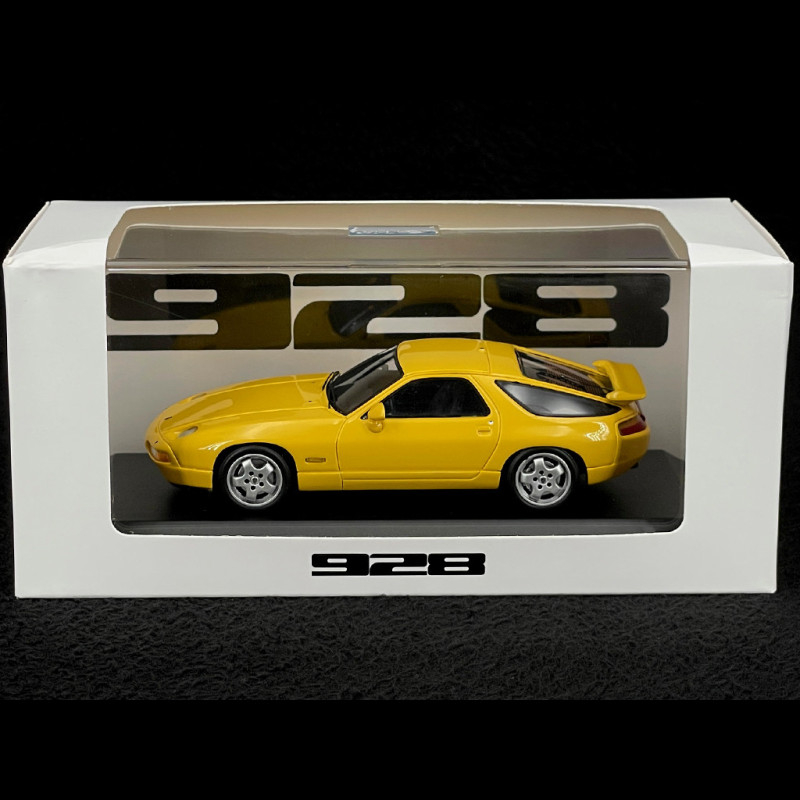 Porsche 928 GTS 1991 speed yellow 1/43 Spark MAP02005217