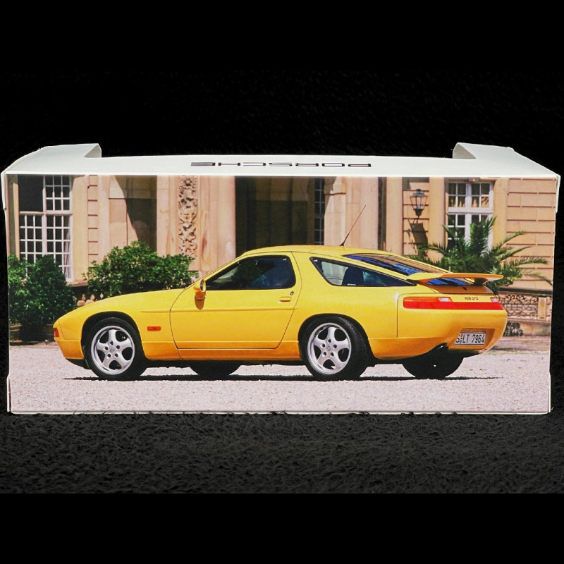 Porsche 928 GTS 1991 speed yellow 1/43 Spark MAP02005217