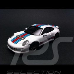 Porsche 991 Carrera S Exclusive Martini blanche 1/43 Spark WAX20140005