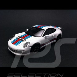 Porsche 911 type 991 Carrera S Exclusive Martini blanche 1/43 Spark WAX20140005