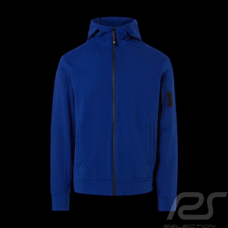 Sweat Maserati North Sails à Capuche Zippé Bleu Électrique - Mixte
